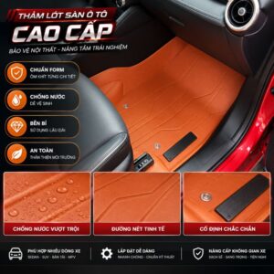 Thảm lót sàn 360 Fiber Mazda 2