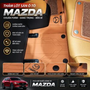 Thảm lót sàn 360 Fiber Mazda 2