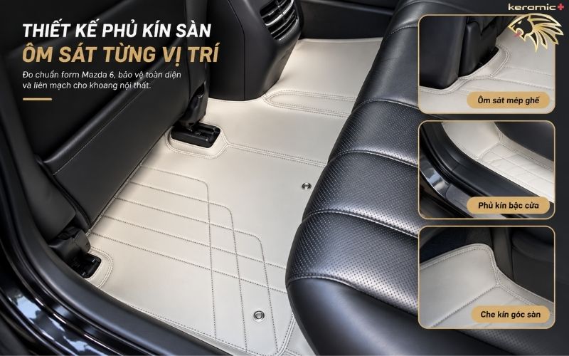 Thảm lót sàn 360 Fiber Mazda 6 Thảm lót sàn 360 Fiber Mazda 6