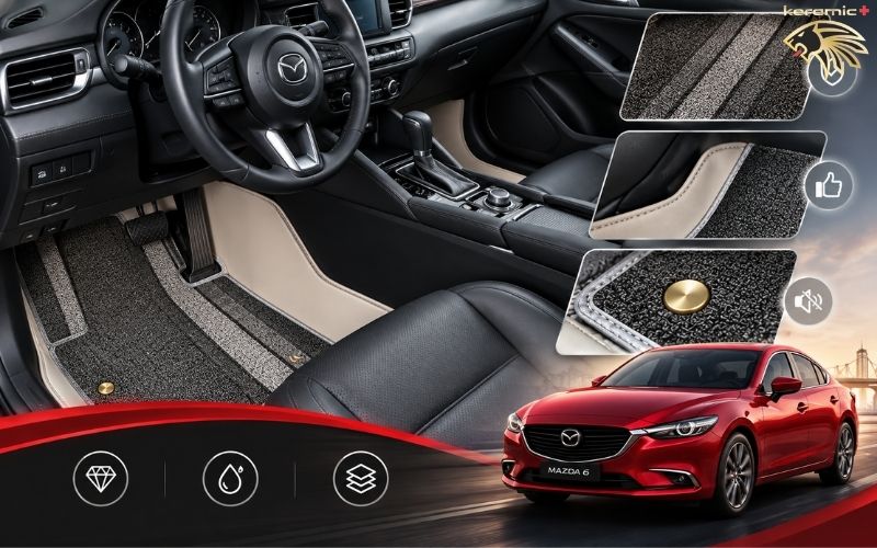 Thảm lót sàn 360 Fiber Mazda 6 Thảm lót sàn 360 Fiber Mazda 6
