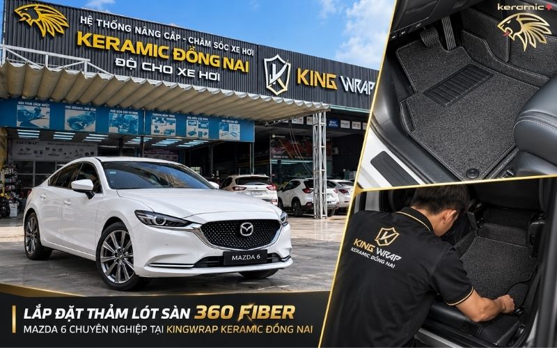 Thảm lót sàn 360 Fiber Mazda 6 Thảm lót sàn 360 Fiber Mazda 6