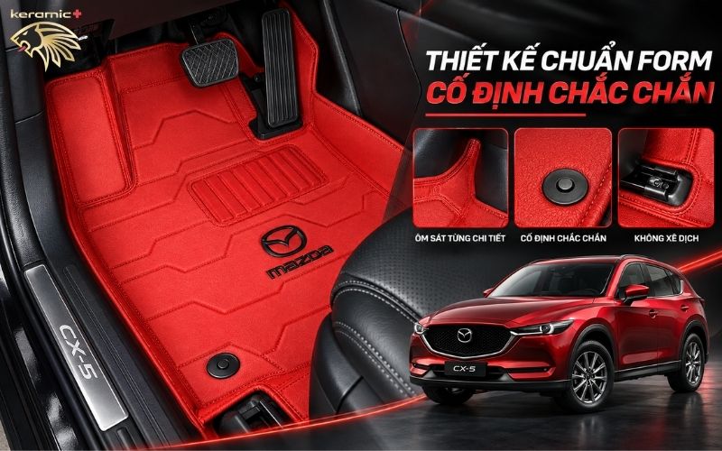 Thảm lót sàn 360 Fiber Mazda CX5