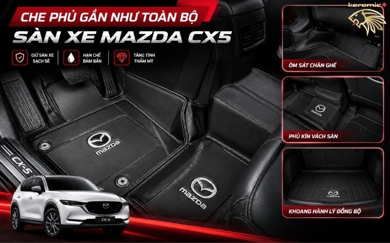 Thảm lót sàn 360 Fiber Mazda CX5
