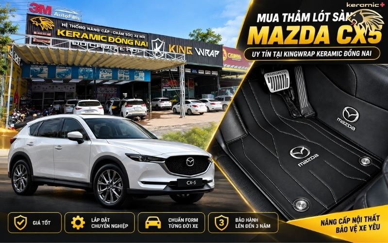 Thảm lót sàn 360 Fiber Mazda CX5