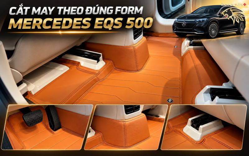 Thảm lót sàn 360 Fiber Mercedes EQS 500