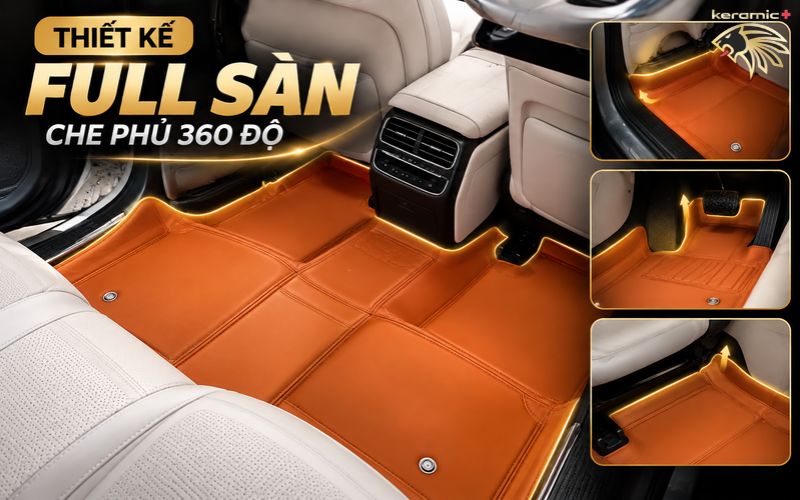 Thảm lót sàn 360 Fiber Mercedes EQS 500