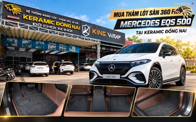 Thảm lót sàn 360 Fiber Mercedes EQS 500