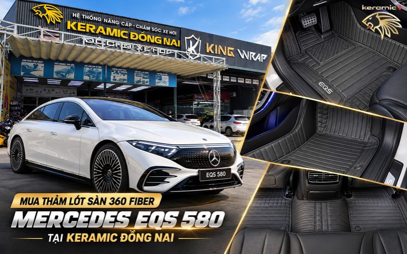 Thảm lót sàn 360 Fiber Mercedes EQS 580
