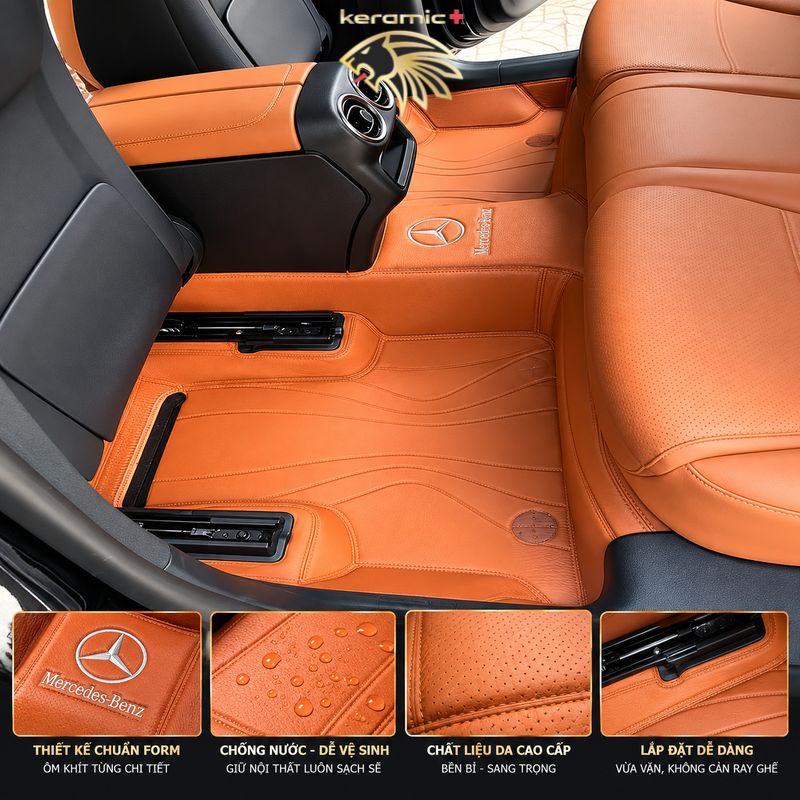 Thảm lót sàn 360 Fiber Mercedes GLC