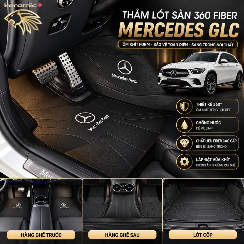 Thảm lót sàn 360 Fiber Mercedes GLC