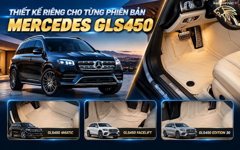 Thảm lót sàn 360 Fiber Mercedes GLS450