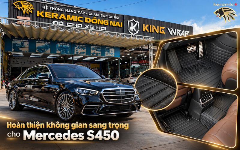 Thảm lót sàn 360 Fiber Mercedes S450
