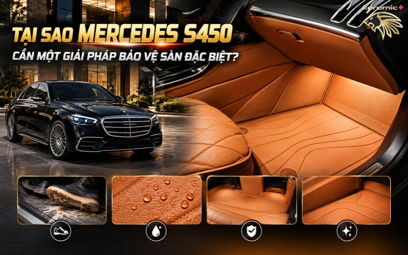 Thảm lót sàn 360 Fiber Mercedes S450