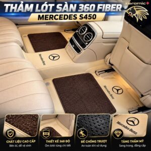 Thảm lót sàn 360 Fiber Mercedes S450
