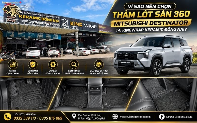 Thảm lót sàn 360 Fiber Mitsubishi Destinator