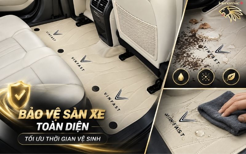 Thảm lót sàn 360 Fiber VinFast VF MP7