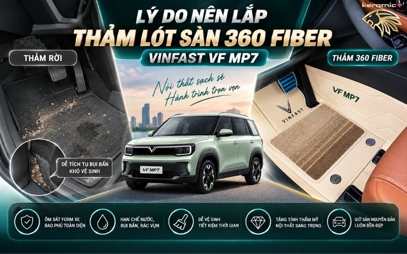 Thảm lót sàn 360 Fiber VinFast VF MP7