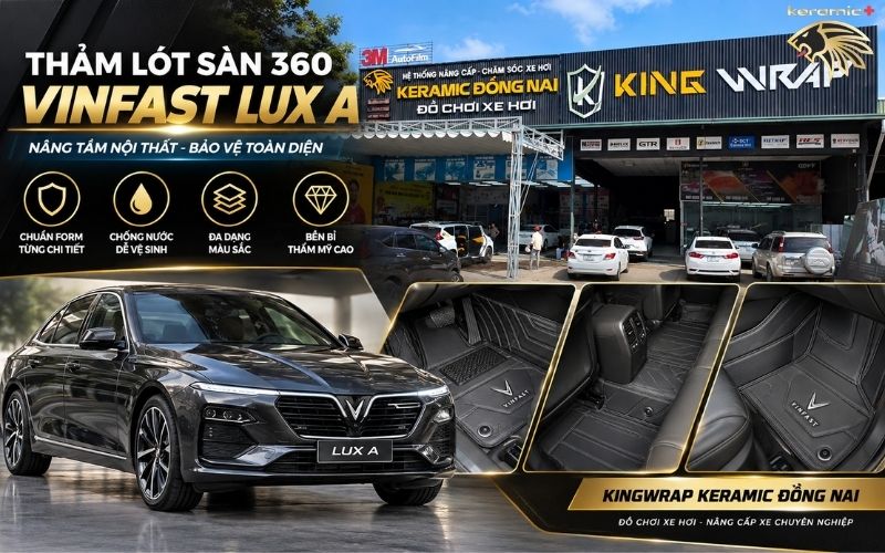 Thảm lót sàn 360 VinFast Lux A Thảm lót sàn 360 VinFast Lux A