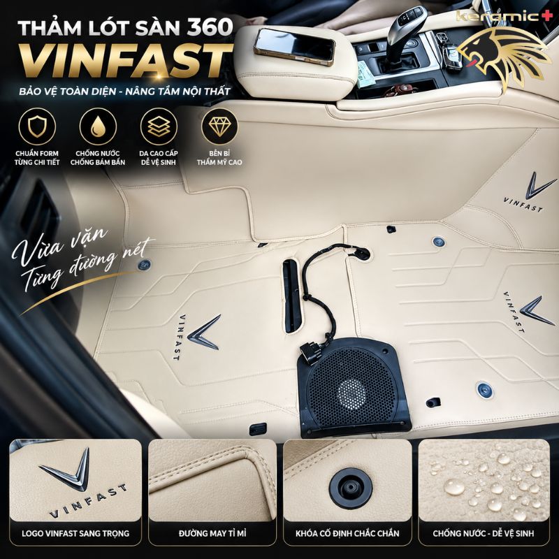 Thảm lót sàn 360 VinFast Lux A