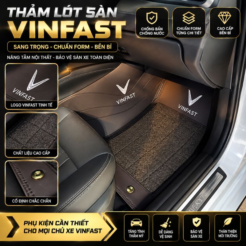 Thảm lót sàn 360 VinFast Lux A