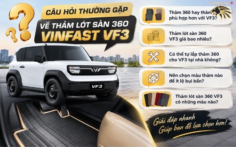 Thảm lót sàn 360 VinFast VF3