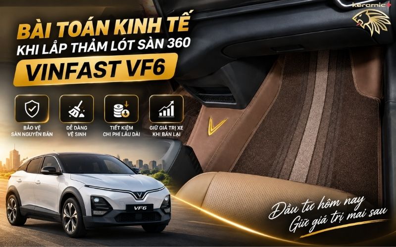 Thảm lót sàn 360 VinFast VF6
