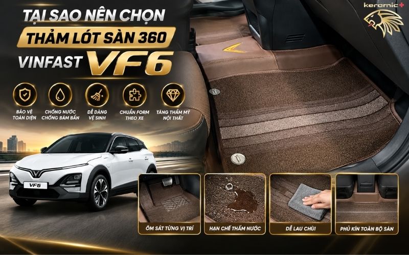 Thảm lót sàn 360 VinFast VF6