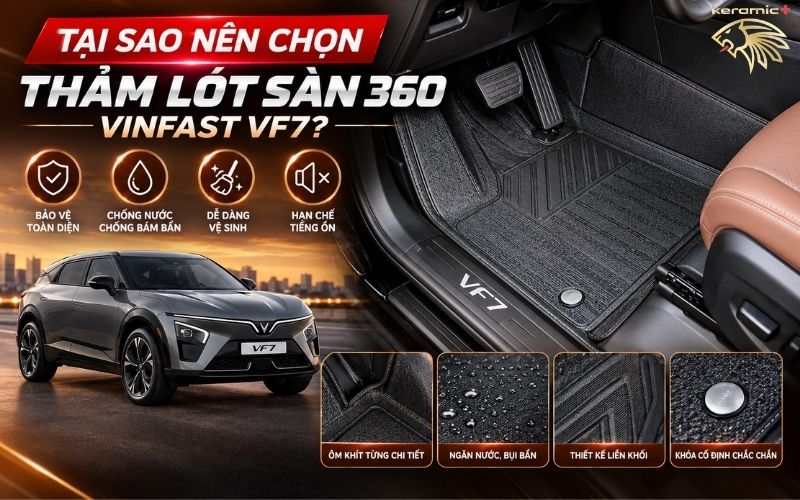 Thảm lót sàn 360 VinFast VF7