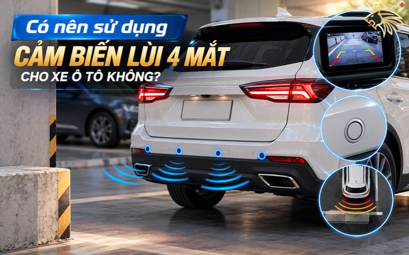 cảm biến lùi 4 mắt