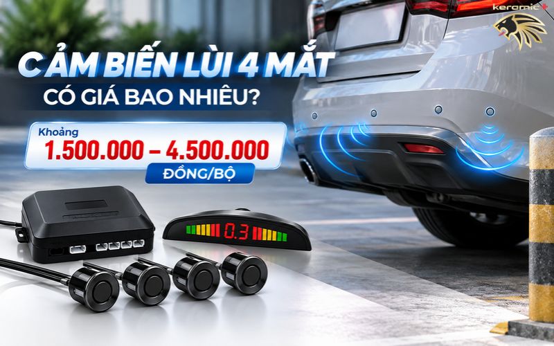 cảm biến lùi 4 mắt cảm biến lùi 4 mắt