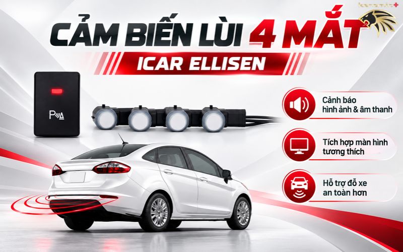 cảm biến lùi 4 mắt cảm biến lùi 4 mắt