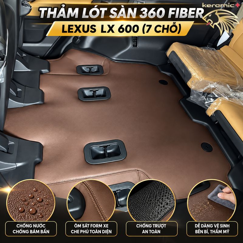 Thảm lót sàn 360 Fiber Lexus LX 600