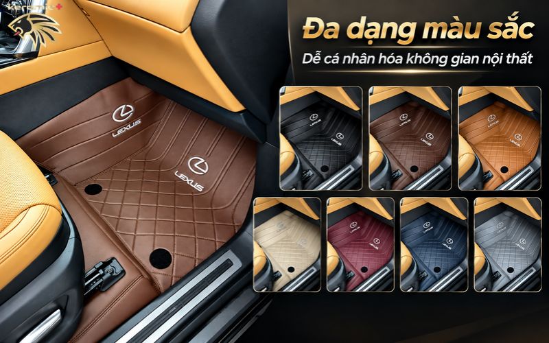 Thảm lót sàn 360 Fiber Lexus LX 600 Thảm lót sàn 360 Fiber Lexus LX 600