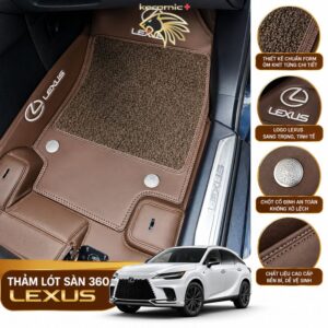 Thảm lót sàn 360 Fiber Lexus RX 500h