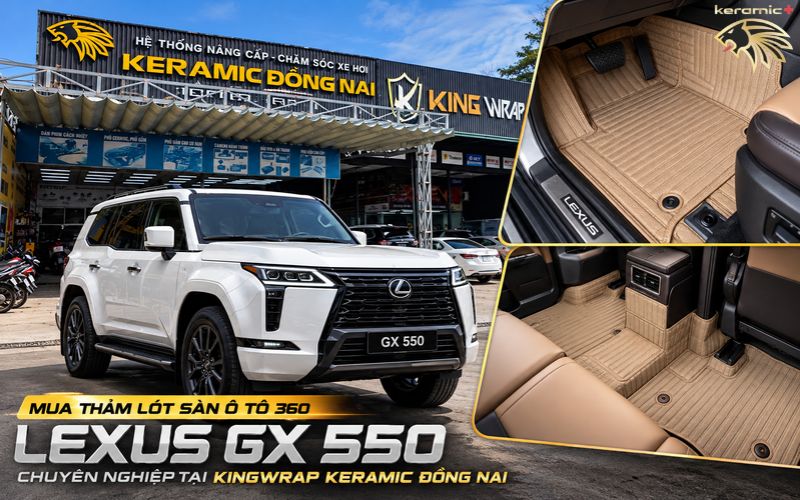 Thảm lót sàn 360 Lexus GX 550