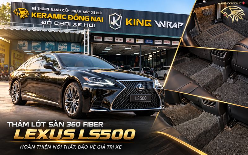 Thảm lót sàn 360 Lexus LS500 Thảm lót sàn 360 Lexus LS500